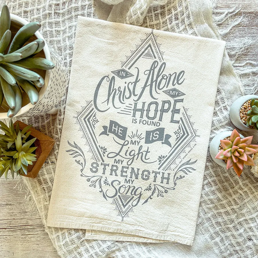 In Christ Alone Hymn Tea Towel
